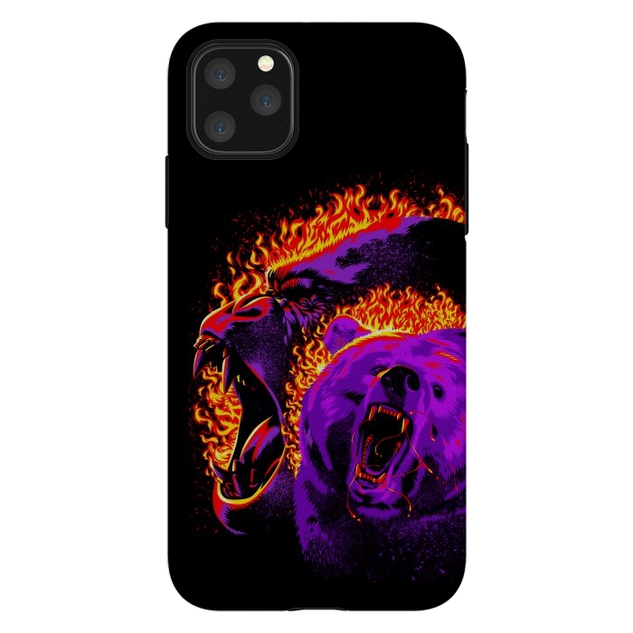 iPhone 11 Pro Max StrongFit Gorilla and bear from hell by Alberto