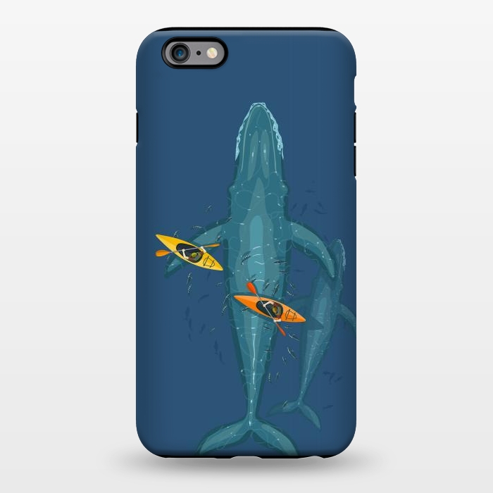 iPhone 6/6s plus StrongFit Canoes on whale family by Alberto