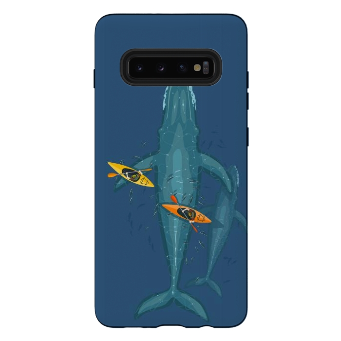 Galaxy S10 plus StrongFit Canoes on whale family by Alberto