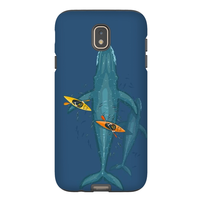 Galaxy J7 StrongFit Canoes on whale family by Alberto