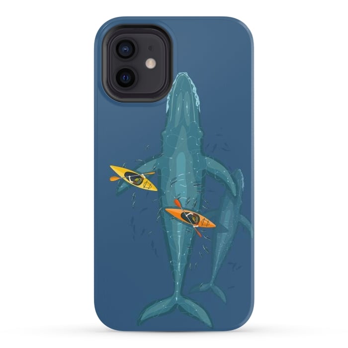 iPhone 12 StrongFit Canoes on whale family por Alberto