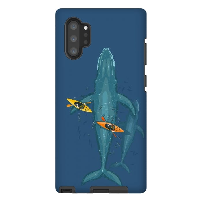 Galaxy Note 10 plus StrongFit Canoes on whale family by Alberto
