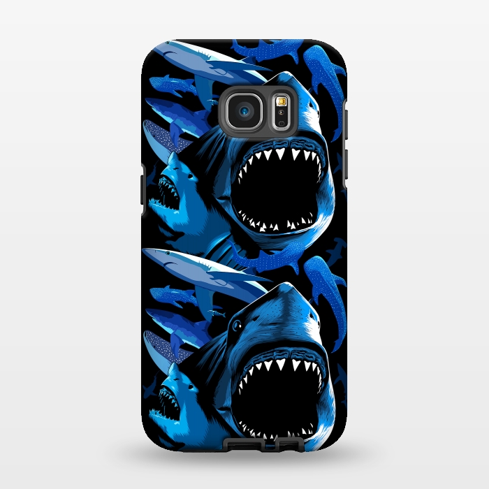 Galaxy S7 EDGE StrongFit Sharks predators by Alberto