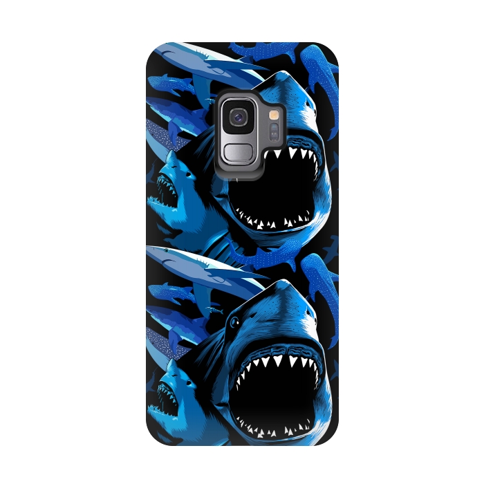 Galaxy S9 StrongFit Sharks predators by Alberto
