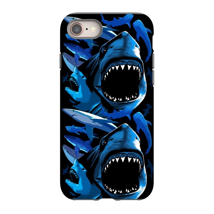 iPhone 8 StrongFit Sharks predators by Alberto
