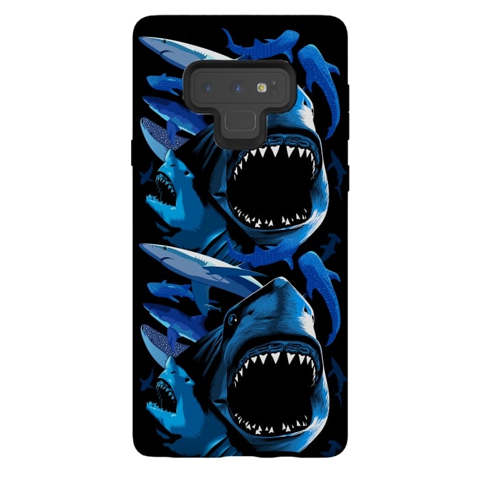 Galaxy Note 9 StrongFit Sharks predators by Alberto
