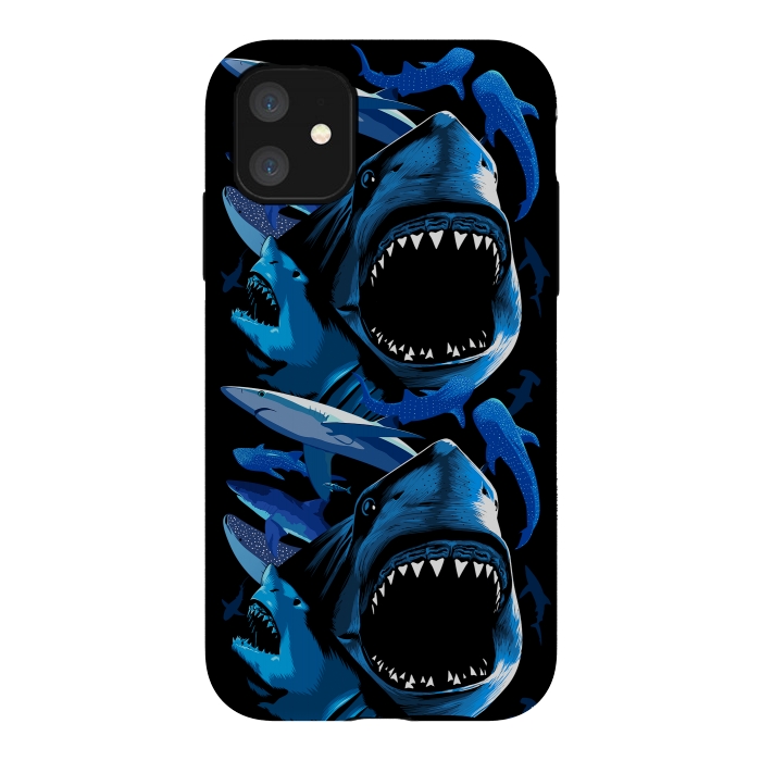 iPhone 11 StrongFit Sharks predators by Alberto