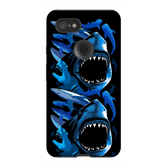 Pixel 3XL StrongFit Sharks predators by Alberto