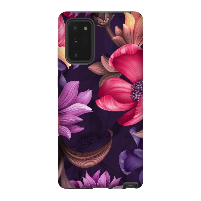 Galaxy Note 20 StrongFit Botanical Floral illustration by ArtsCase