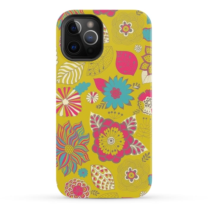 iPhone 12 Pro Max StrongFit country flowers for summer by ArtsCase