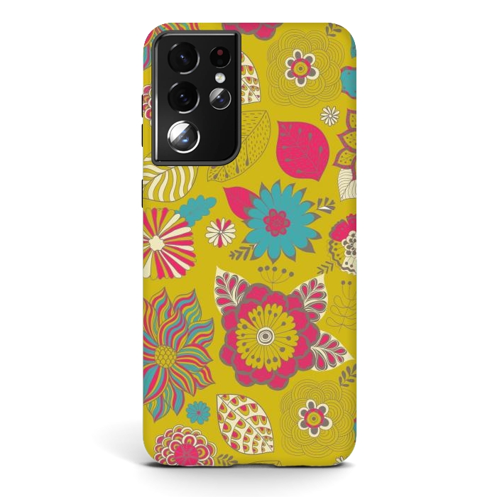 Galaxy S21 ultra StrongFit country flowers for summer by ArtsCase