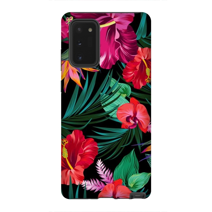 Galaxy Note 20 StrongFit Exotic Flowers by ArtsCase