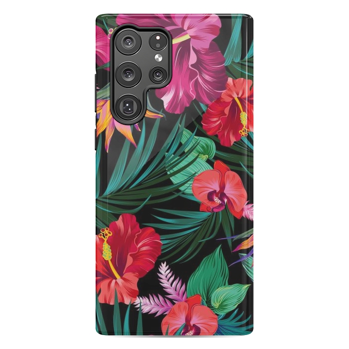 Galaxy S22 Ultra StrongFit Exotic Flowers by ArtsCase