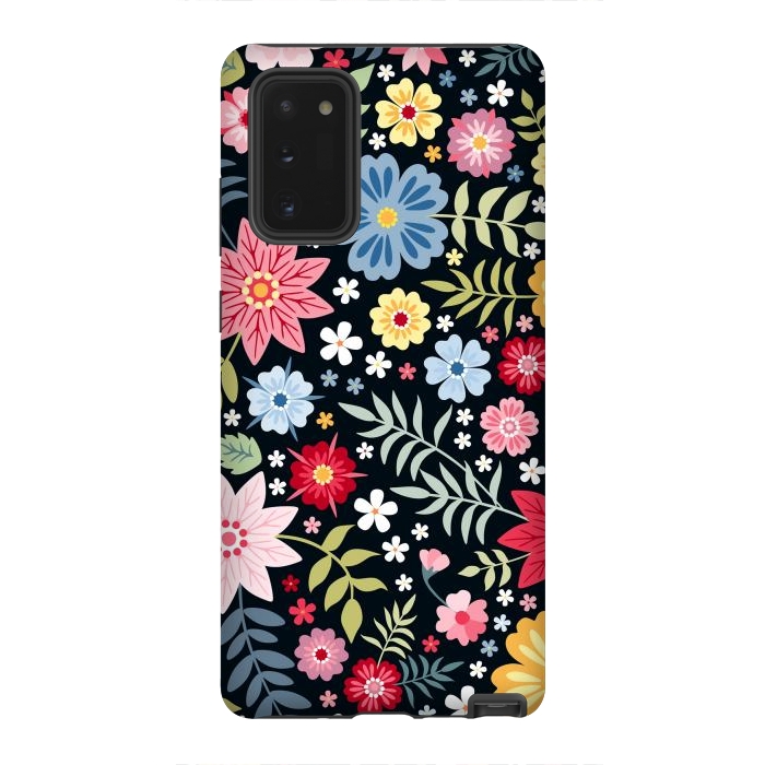 Galaxy Note 20 StrongFit Floral Pattern Design XXXX by ArtsCase