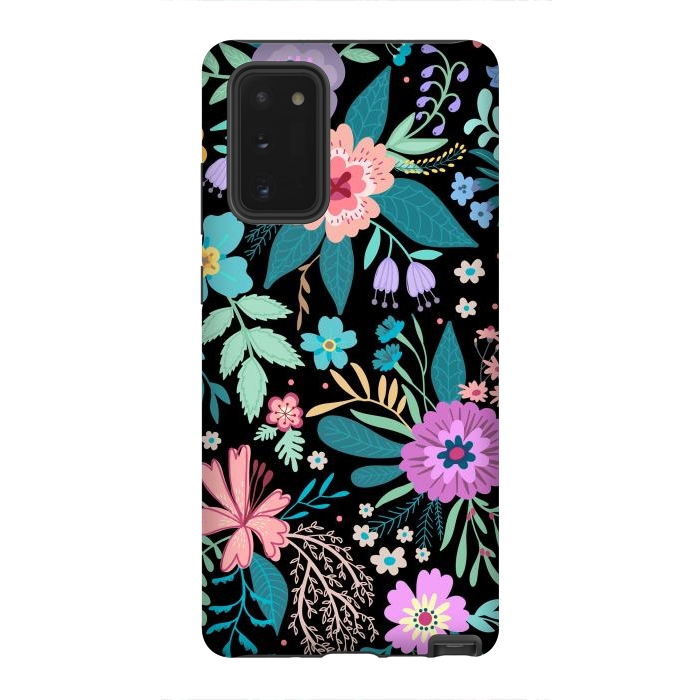 Galaxy Note 20 StrongFit Amazing Floral Pattern With Bright Colorful Flowers by ArtsCase