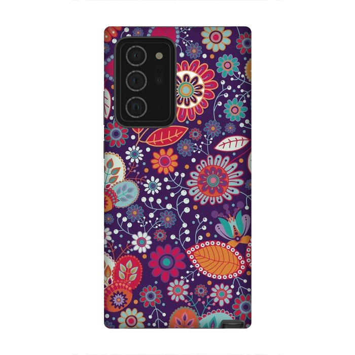 Galaxy Note 20 Ultra StrongFit Happy Flowers II  by ArtsCase