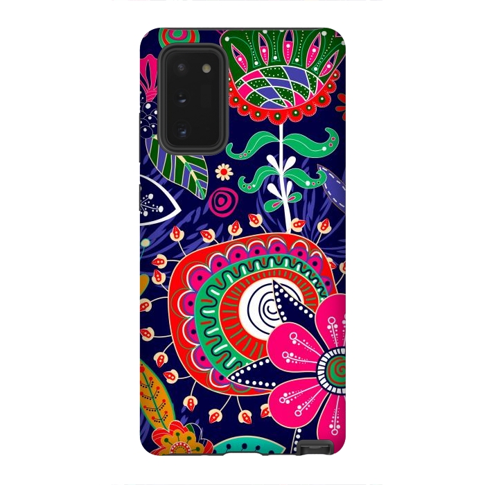 Galaxy Note 20 StrongFit Seamless Floral Pattern by ArtsCase