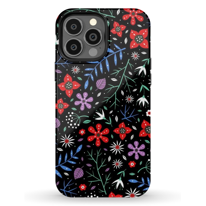 iPhone 13 Pro Max StrongFit Small Flower Patterns by ArtsCase