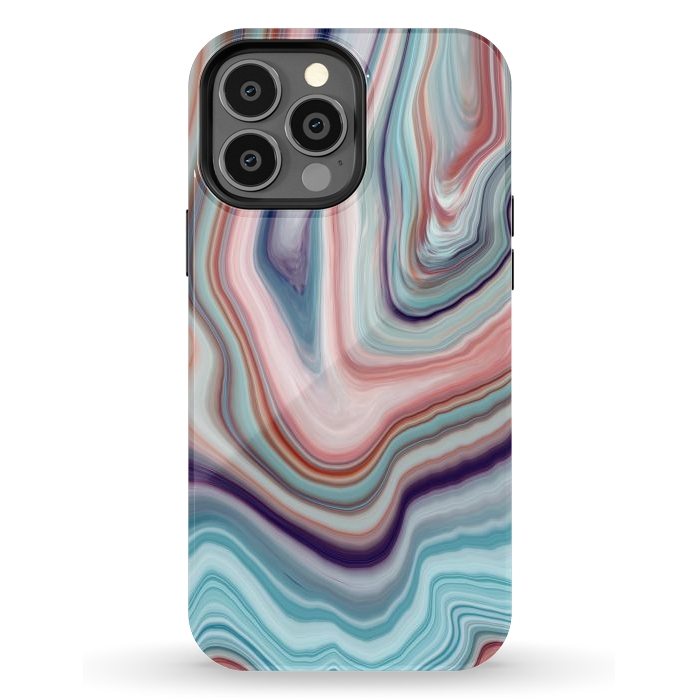 iPhone 13 Pro Max StrongFit Abstract Marble Design VI by ArtsCase