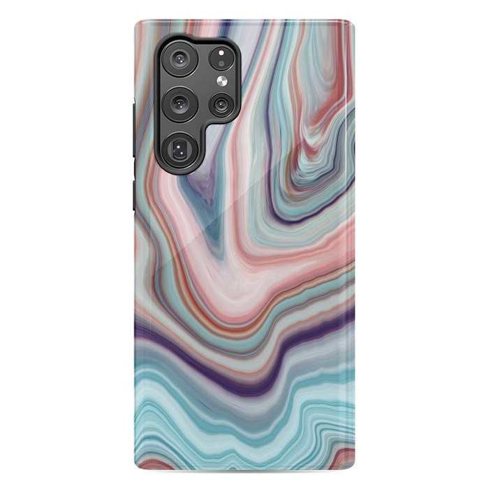 Galaxy S22 Ultra StrongFit Abstract Marble Design VI by ArtsCase