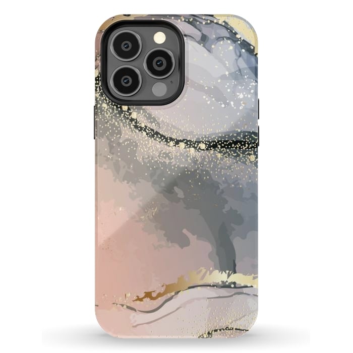 iPhone 13 Pro Max StrongFit Abstract Water Marble por ArtsCase