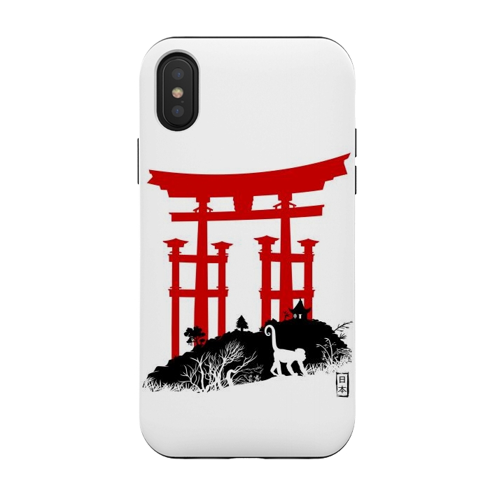 iPhone Xs / X StrongFit Red Torii in Japan by Alberto