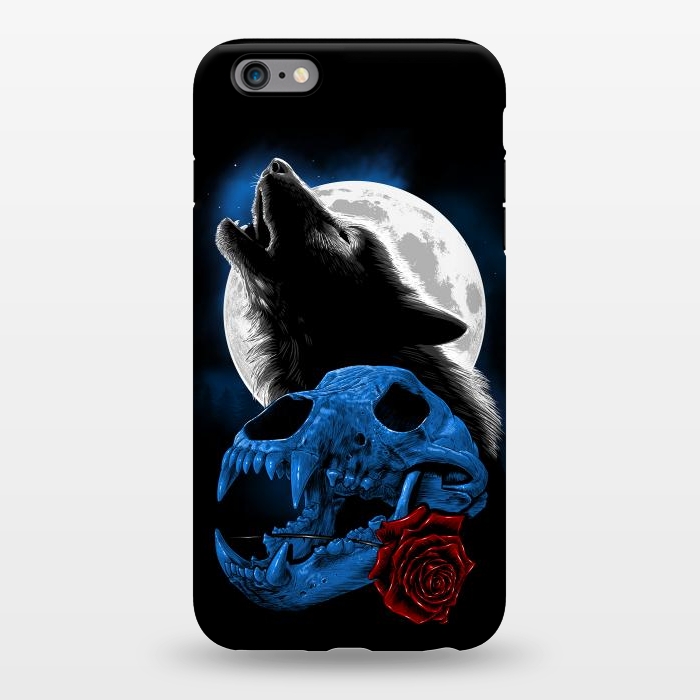 iPhone 6/6s plus StrongFit Wolf howling under the moon by Alberto