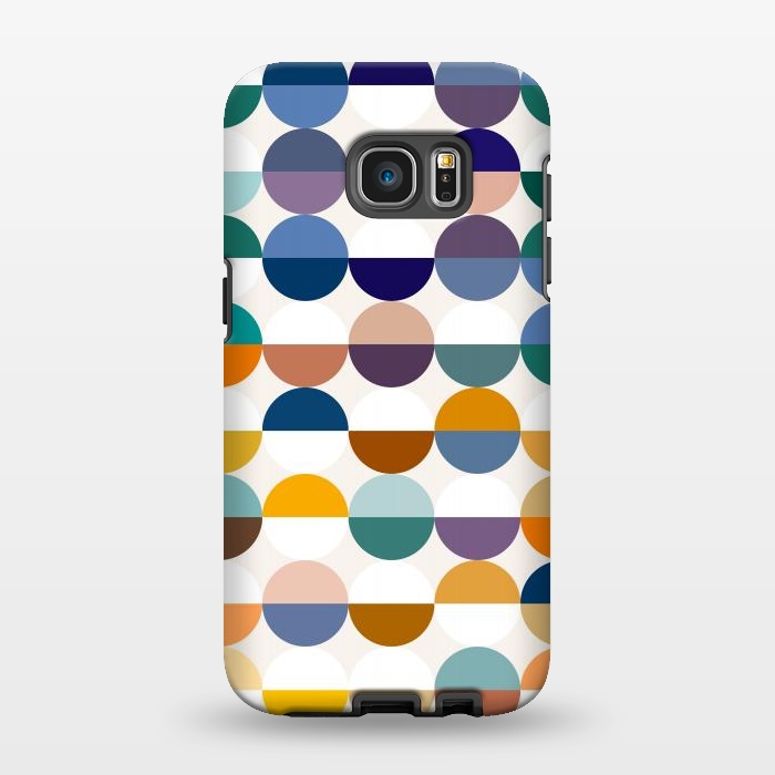 Galaxy S7 EDGE StrongFit Modern Retro Geometric Half-empty by Uma Prabhakar Gokhale