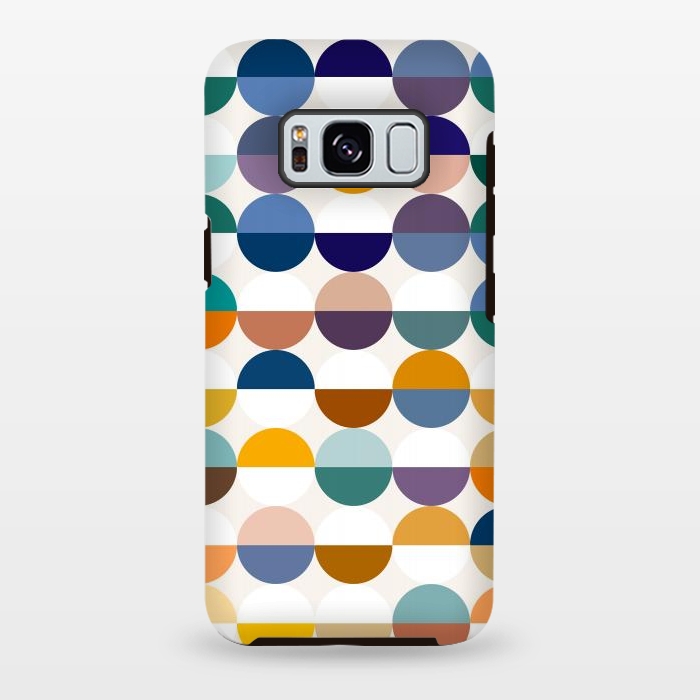 Galaxy S8 plus StrongFit Modern Retro Geometric Half-empty by Uma Prabhakar Gokhale