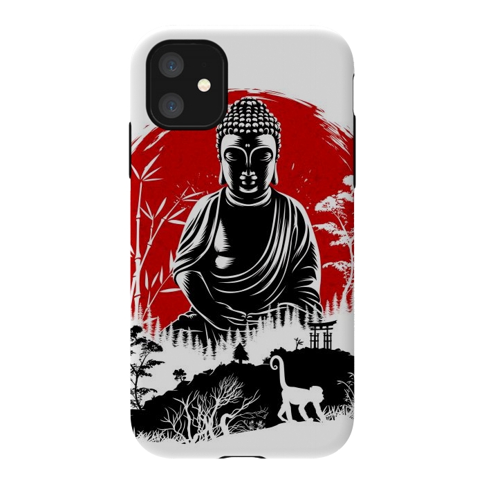 iPhone 11 StrongFit Buddha under the sun by Alberto