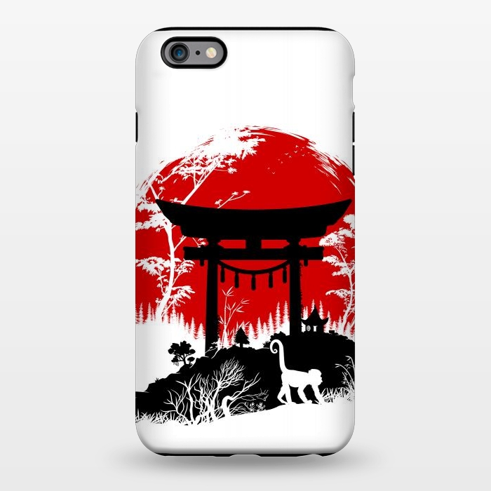 iPhone 6/6s plus StrongFit Japanese torii under the sun by Alberto