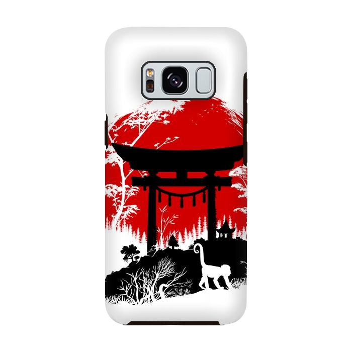 Galaxy S8 StrongFit Japanese torii under the sun by Alberto