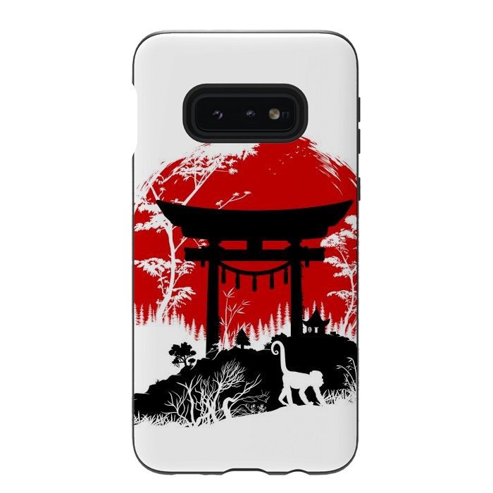 Galaxy S10e StrongFit Japanese torii under the sun by Alberto