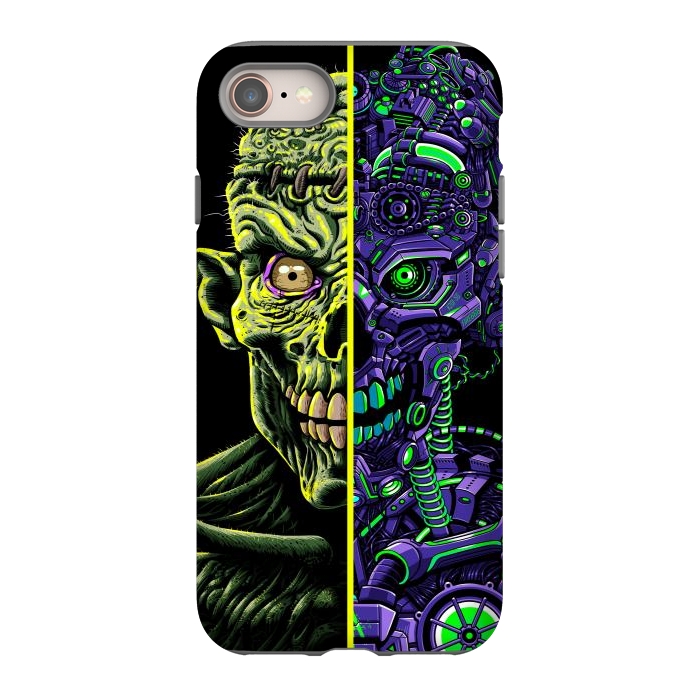 iPhone 8 StrongFit Zombie vs Robot by Alberto