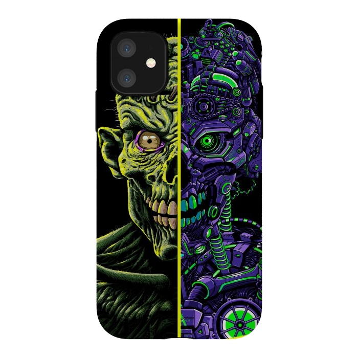 iPhone 11 StrongFit Zombie vs Robot by Alberto