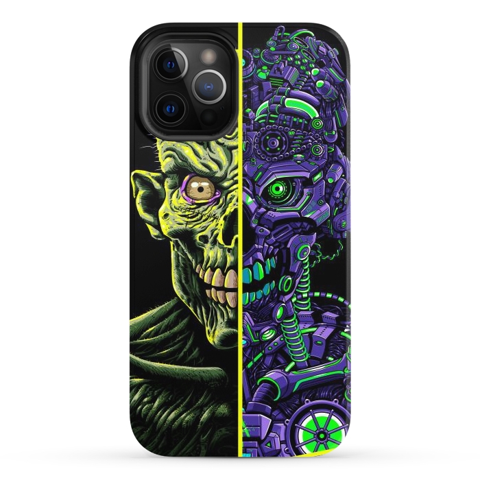 iPhone 12 Pro StrongFit Zombie vs Robot by Alberto
