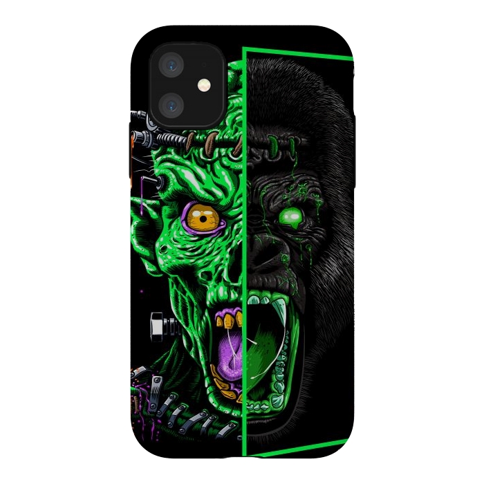 iPhone 11 StrongFit Zombie vs Gorilla by Alberto