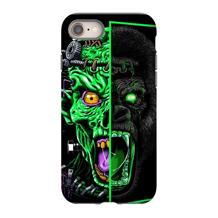 iPhone SE StrongFit Zombie vs Gorilla by Alberto