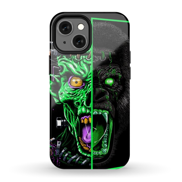 iPhone 13 mini StrongFit Zombie vs Gorilla by Alberto