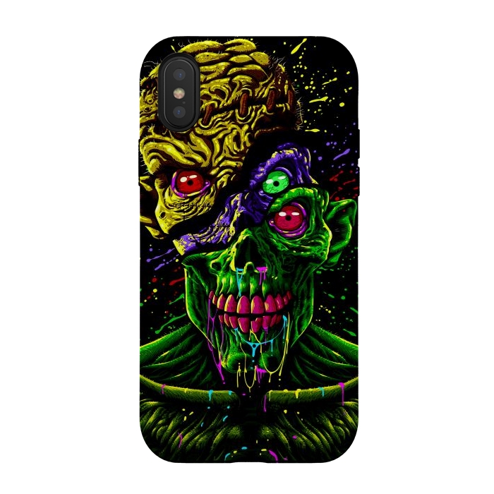 iPhone Xs / X StrongFit Zombie inside another zombie by Alberto
