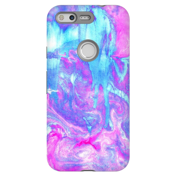 Pixel StrongFit Melting Marble in Pink & Turquoise by Tangerine-Tane