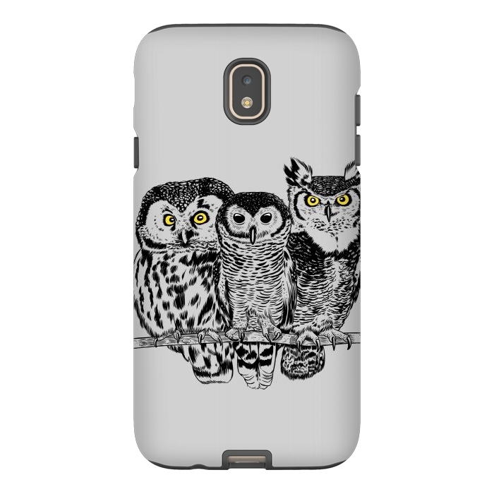 Galaxy J7 StrongFit Three owls by Alberto