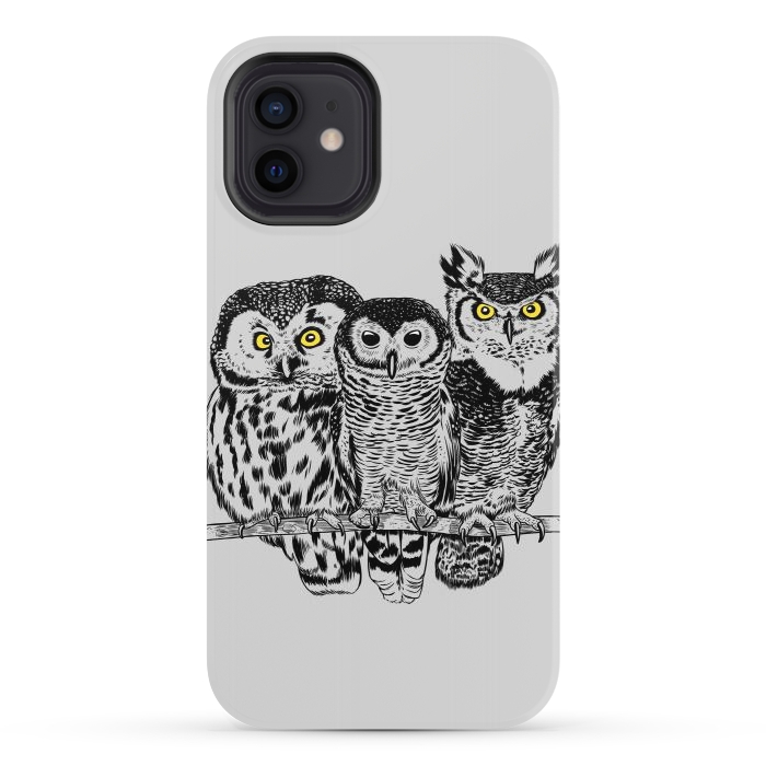 iPhone 12 StrongFit Three owls por Alberto
