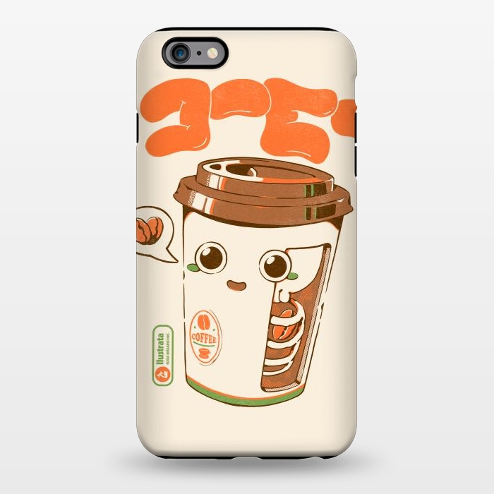 iPhone 6/6s plus StrongFit Cute Coffee x-Ray by Ilustrata