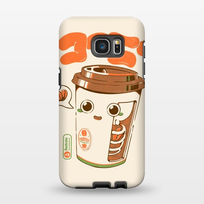 Galaxy S7 EDGE StrongFit Cute Coffee x-Ray by Ilustrata