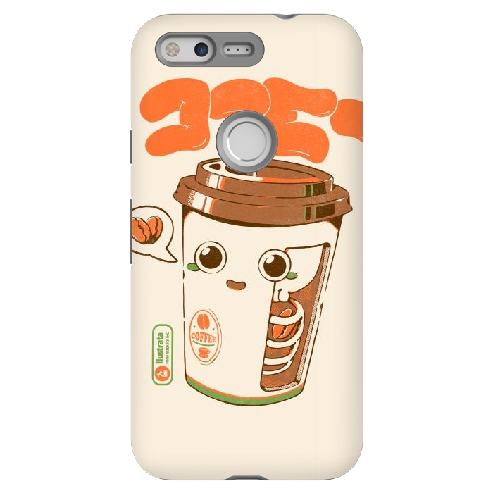 Pixel StrongFit Cute Coffee x-Ray by Ilustrata