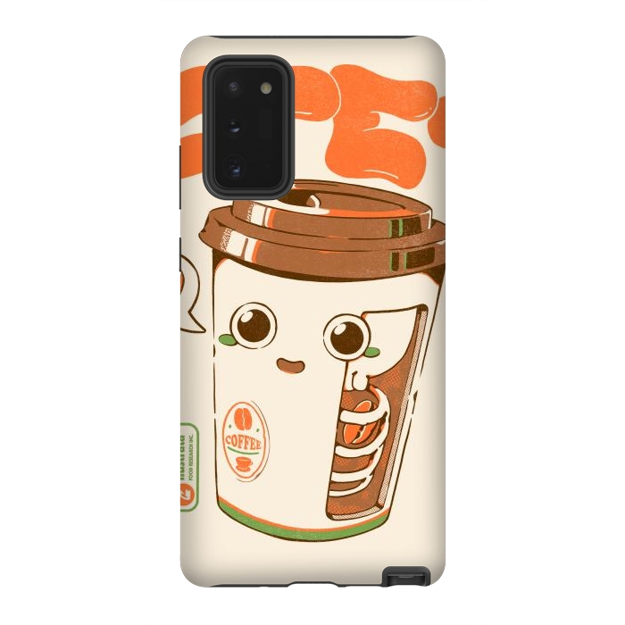 Galaxy Note 20 StrongFit Cute Coffee x-Ray by Ilustrata