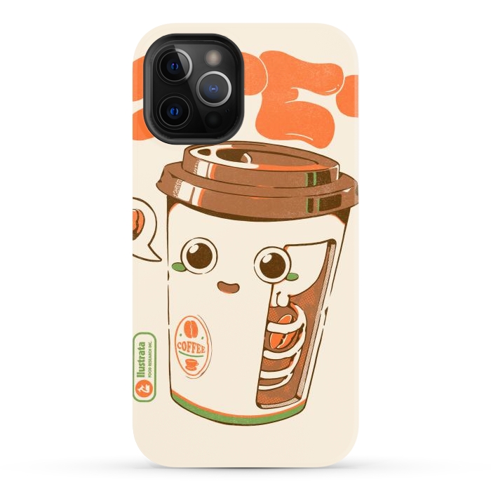iPhone 12 Pro Max StrongFit Cute Coffee x-Ray by Ilustrata