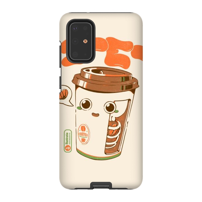 Galaxy S20 Plus StrongFit Cute Coffee x-Ray by Ilustrata