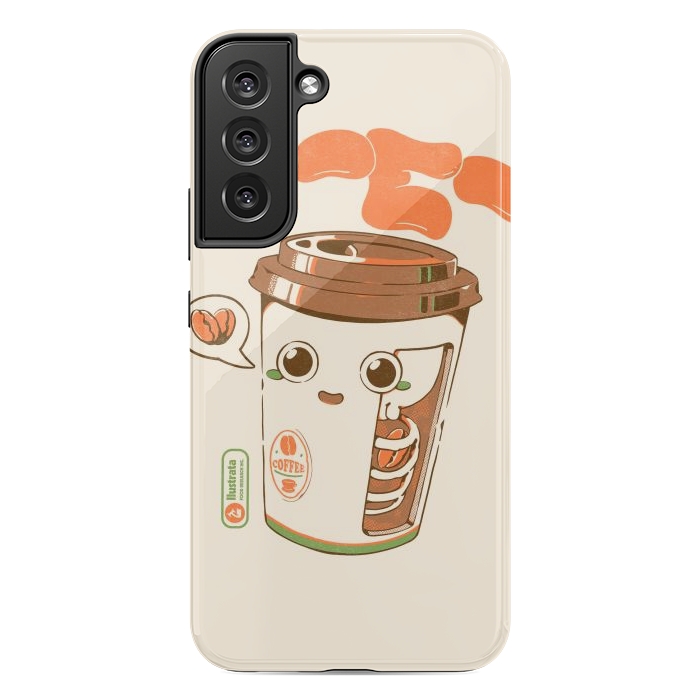 Galaxy S22 plus StrongFit Cute Coffee x-Ray by Ilustrata